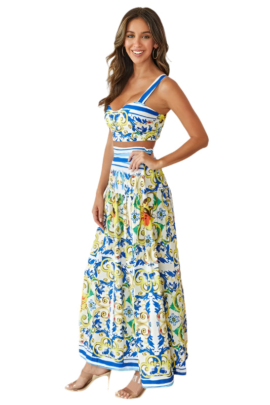 Summer Floral Print Set