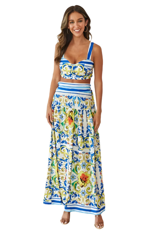 Summer Floral Print Set