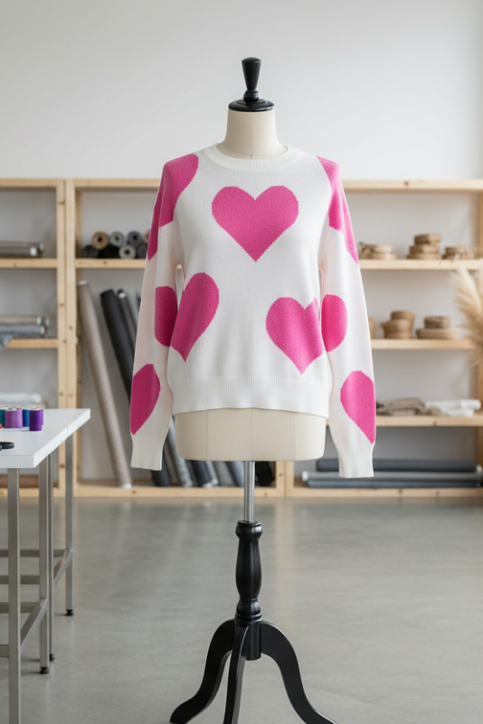 Heart Knit Sweater