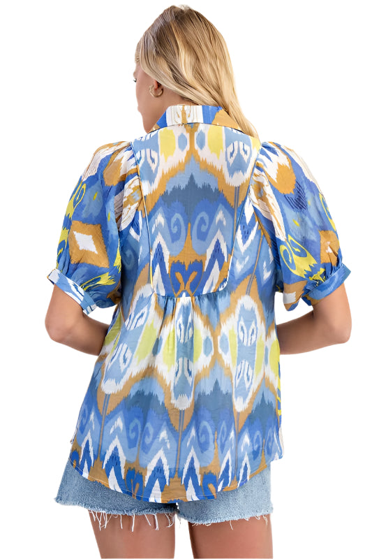Smocked Yoke Top