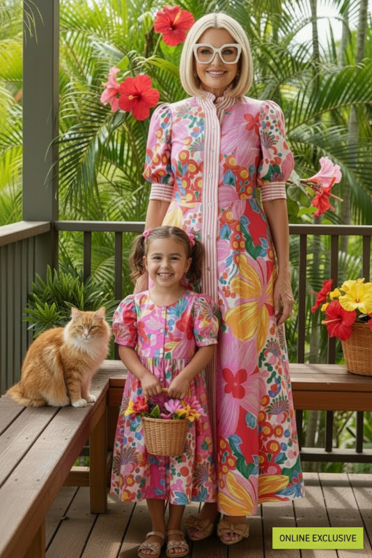 Tropical Lanai Long Dress