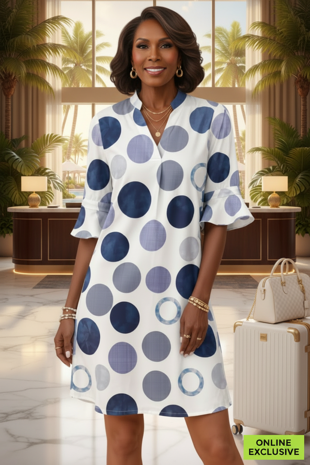 The Maureen S. Polka Dot Fun Dress