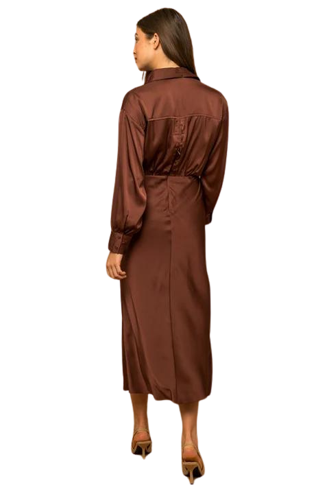 Shirt Top Midi Dress