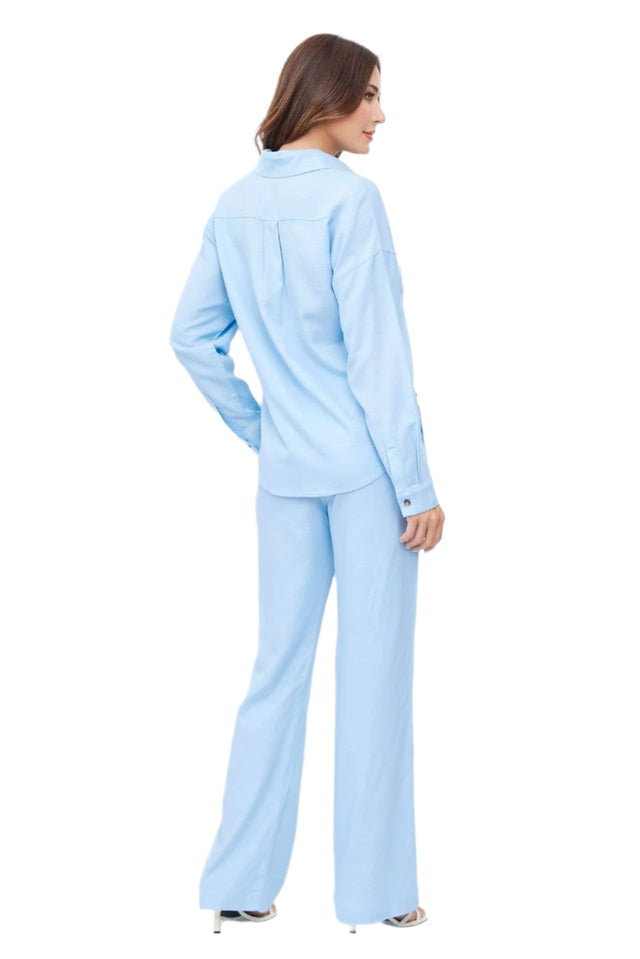 Linen LS and Pant Set