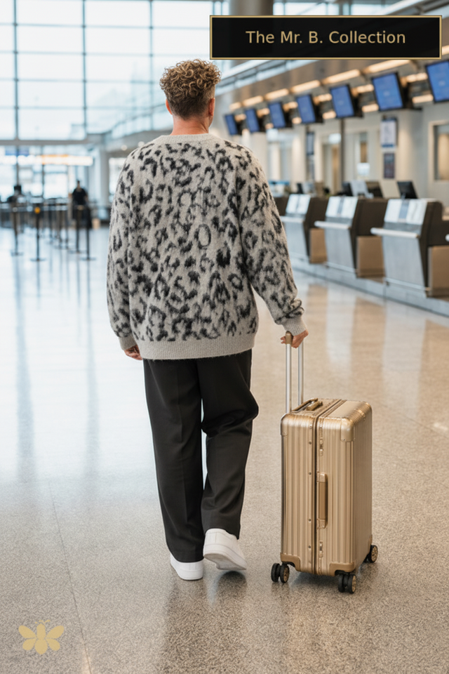Mr B. Collection- Leopard Print Pullover