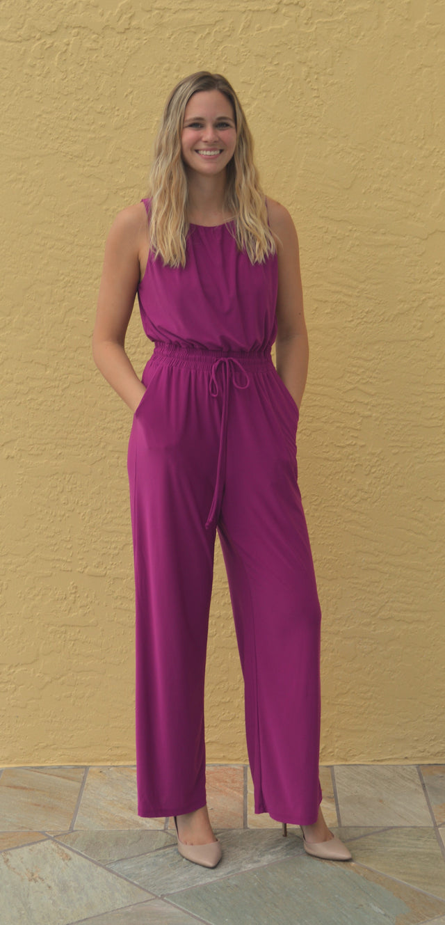 Magenta Jumpsuit