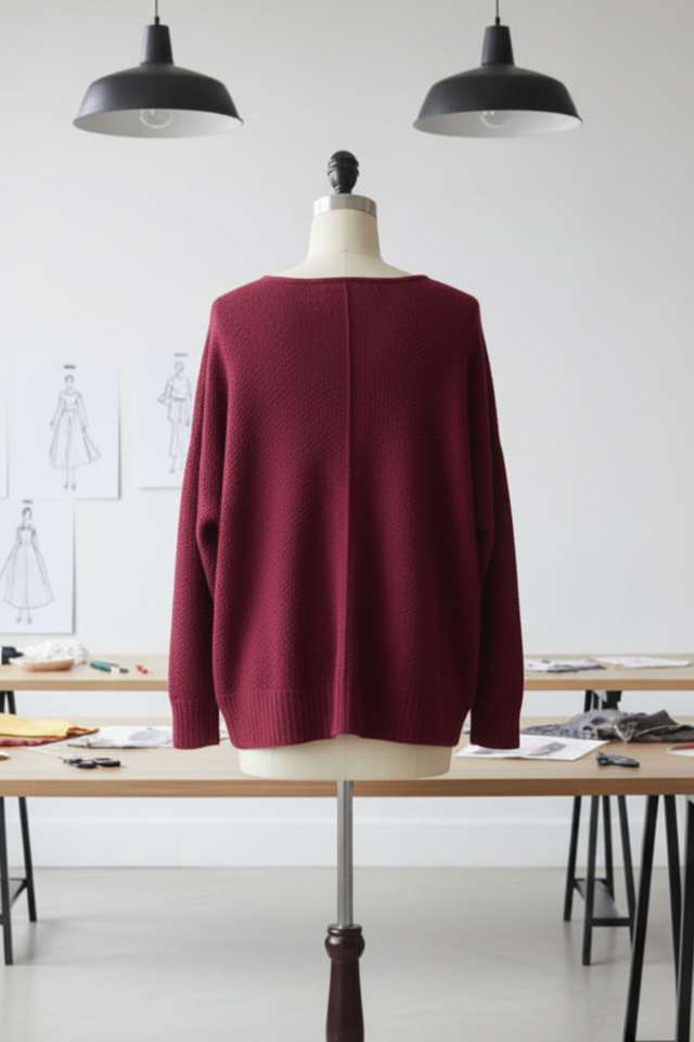 Magic Sweater Cranberry