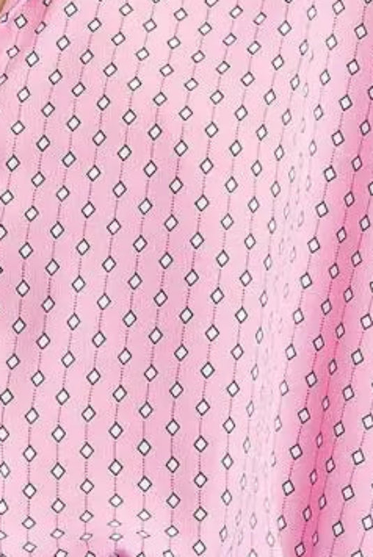 Chevron Print Refined Button Down