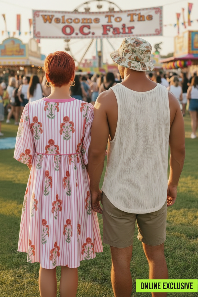 The County Fair Floral Dress