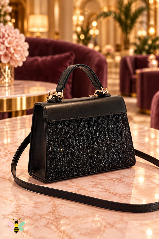 Afterglow Mini Crossbody Bag | Black | back