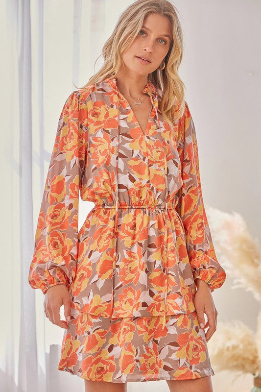 Floral Tiered Dress
